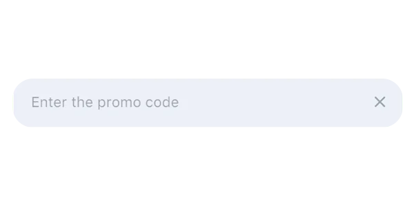 Entering a promo code