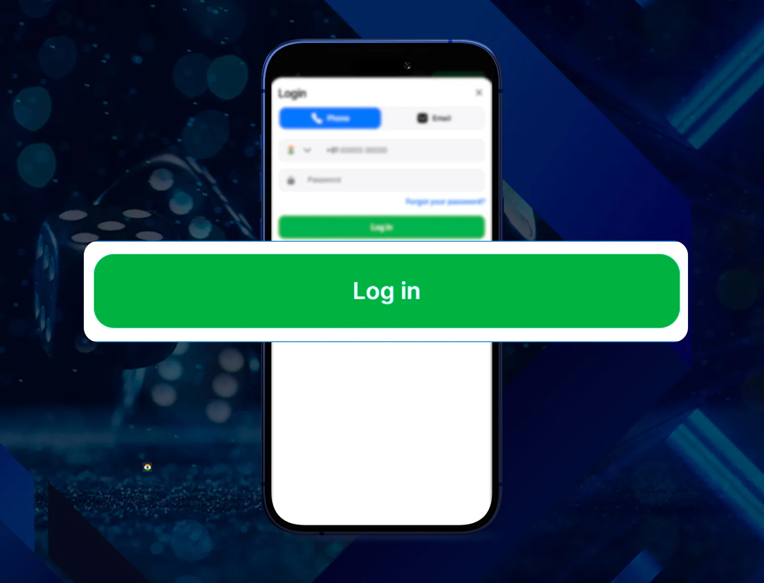 Log in to your gaming account.