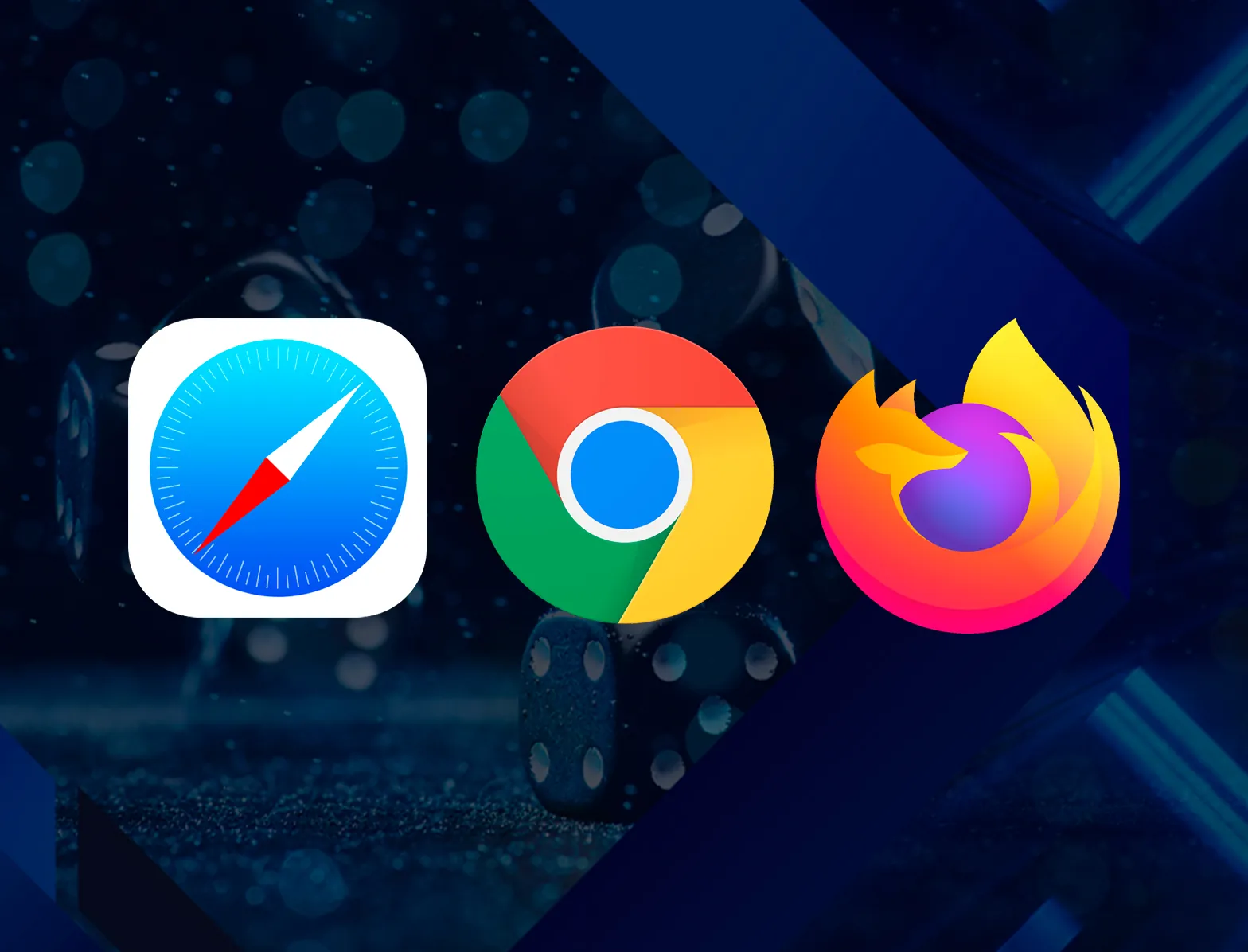 Browser for accessing the casino page.