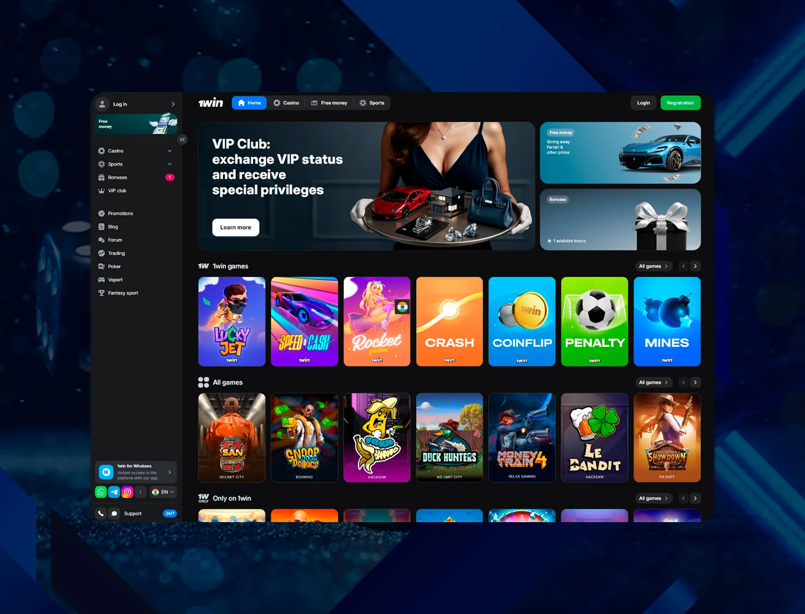 Official casino website.